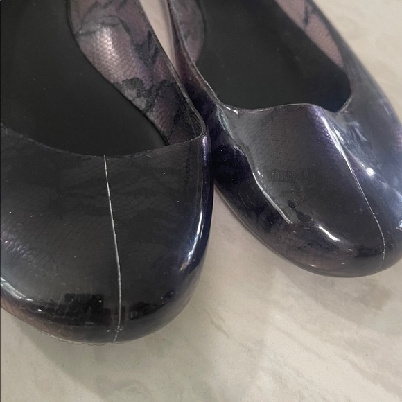Charles Albert purple plum ballerina jelly flats size 8 - Picture 8 of 15
